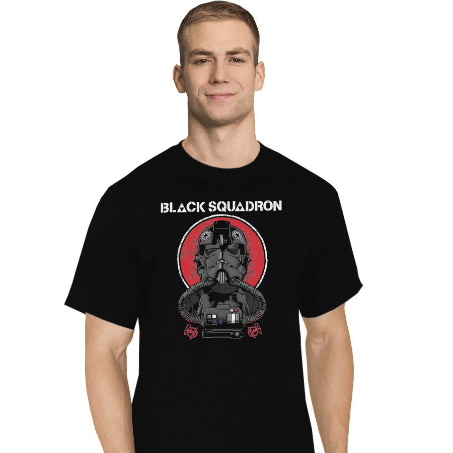 Shirts T-Shirts, Tall / Large / Black Black Squadron