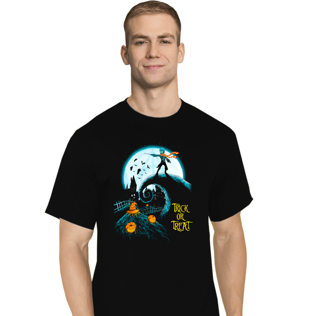 Secret_Shirts T-Shirts, Tall / Large / Black Wizardry Night