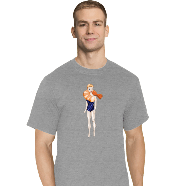 Shirts T-Shirts, Tall / Large / Sports Grey Shrimp On The Barbie