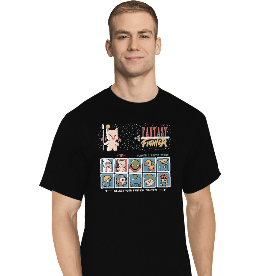 Shirts T-Shirts, Tall / Large / Black Fantasy Fighter