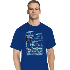 Shirts T-Shirts, Tall / Large / Royal Blue Green Hill Zone