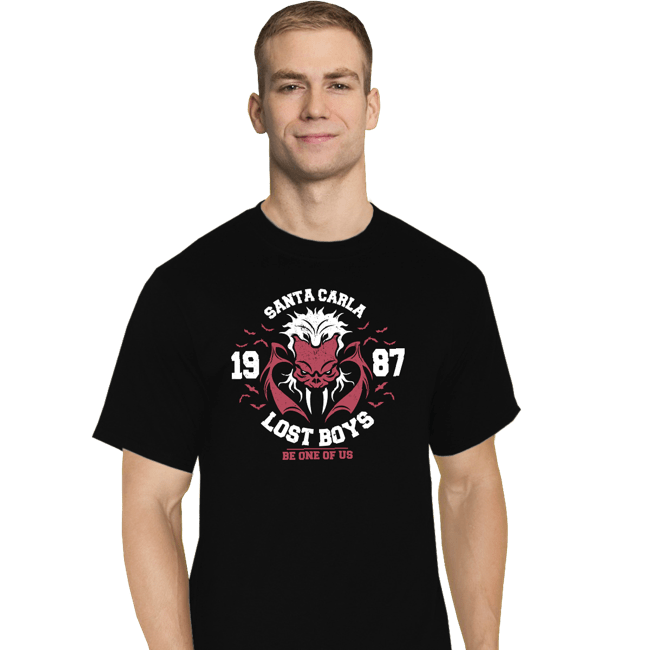 Daily_Deal_Shirts T-Shirts, Tall / Large / Black Santa Carla Boys
