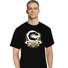 Load image into Gallery viewer, Shirts T-Shirts, Tall / Large / Black Hufflepuff Badgers

