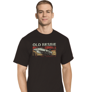 Shirts T-Shirts, Tall / Large / Black Retro Old Bessie