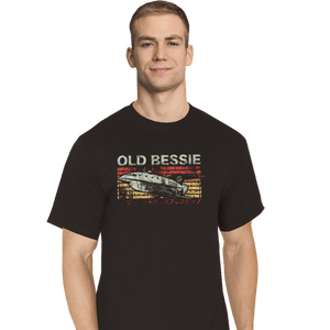Shirts T-Shirts, Tall / Large / Black Retro Old Bessie