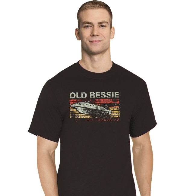 Shirts T-Shirts, Tall / Large / Black Retro Old Bessie