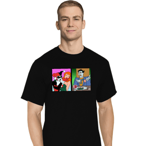 Secret_Shirts T-Shirts, Tall / Large / Black Quinn Yelling At Joker