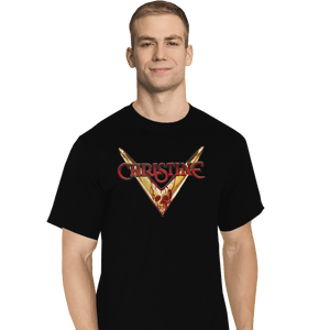 Shirts T-Shirts, Tall / Large / Black Christine