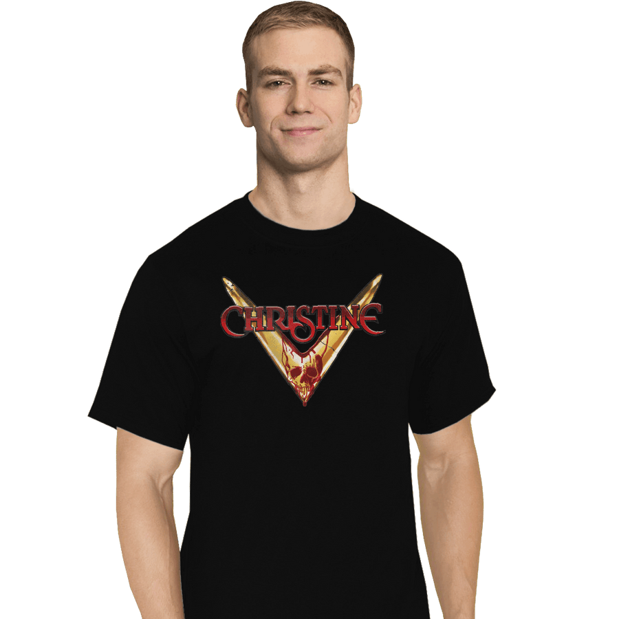 Shirts T-Shirts, Tall / Large / Black Christine