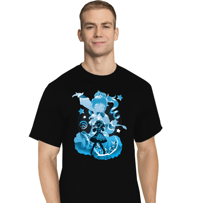 Shirts T-Shirts, Tall / Large / Black Shining Idol Barbara
