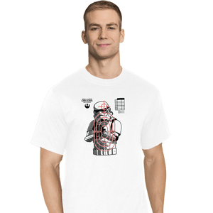 Daily_Deal_Shirts T-Shirts, Tall / Large / White Rebel Combat Academy