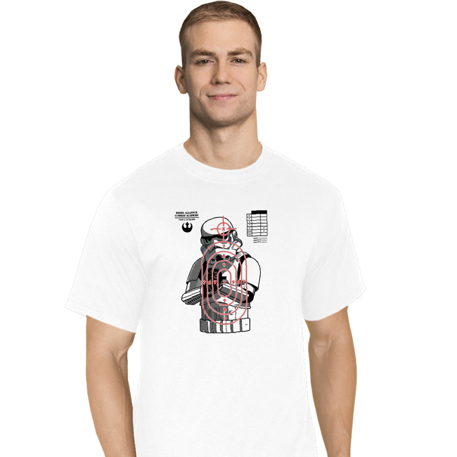Daily_Deal_Shirts T-Shirts, Tall / Large / White Rebel Combat Academy