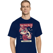 Load image into Gallery viewer, Shirts T-Shirts, Tall / Large / Navy I Believe In You

