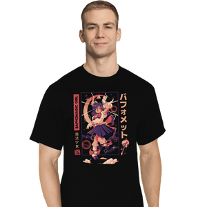 Secret_Shirts T-Shirts, Tall / Large / Black baphomagic girl