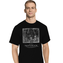 Load image into Gallery viewer, Secret_Shirts T-Shirts, Tall / Large / Black Death Notebook
