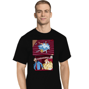 Secret_Shirts T-Shirts, Tall / Large / Black Falling Princess