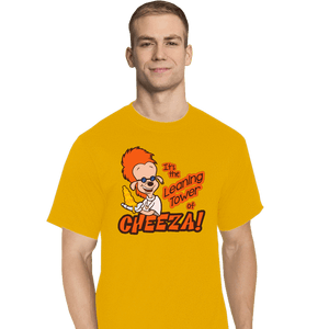 Shirts T-Shirts, Tall / Large / White Leaning Power Of Cheeza
