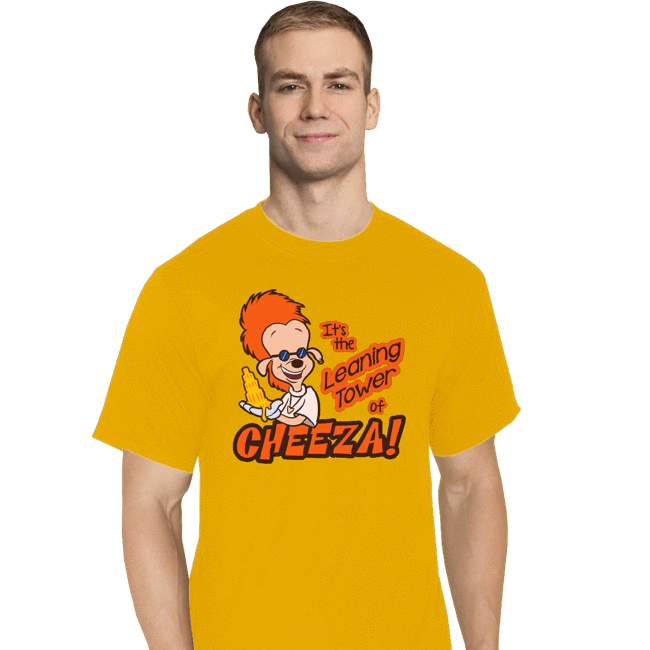 Shirts T-Shirts, Tall / Large / White Leaning Power Of Cheeza