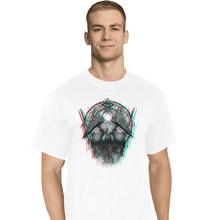Load image into Gallery viewer, Shirts T-Shirts, Tall / Large / White Pyramid Red
