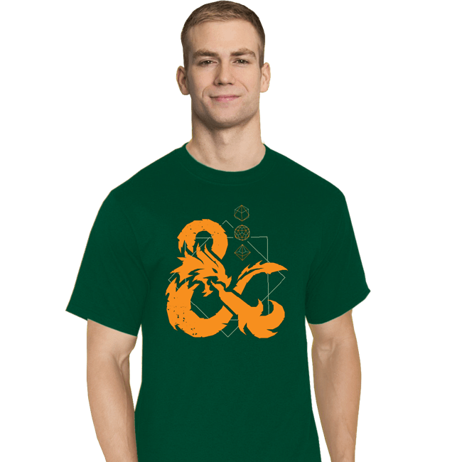 Daily_Deal_Shirts T-Shirts, Tall / Large / Charcoal Basements & Dragons
