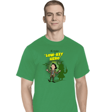 Load image into Gallery viewer, Secret_Shirts T-Shirts, Tall / Large / Sports Grey Low-Key Hero
