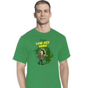 Secret_Shirts T-Shirts, Tall / Large / Sports Grey Low-Key Hero