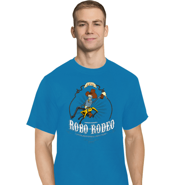 Secret_Shirts T-Shirts, Tall / Large / Royal Blue Robo-Rodeo