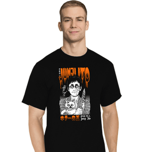 Daily_Deal_Shirts T-Shirts, Tall / Large / Black Ito Horror
