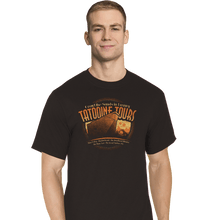 Load image into Gallery viewer, Shirts T-Shirts, Tall / Large / Black Tatooine Tours
