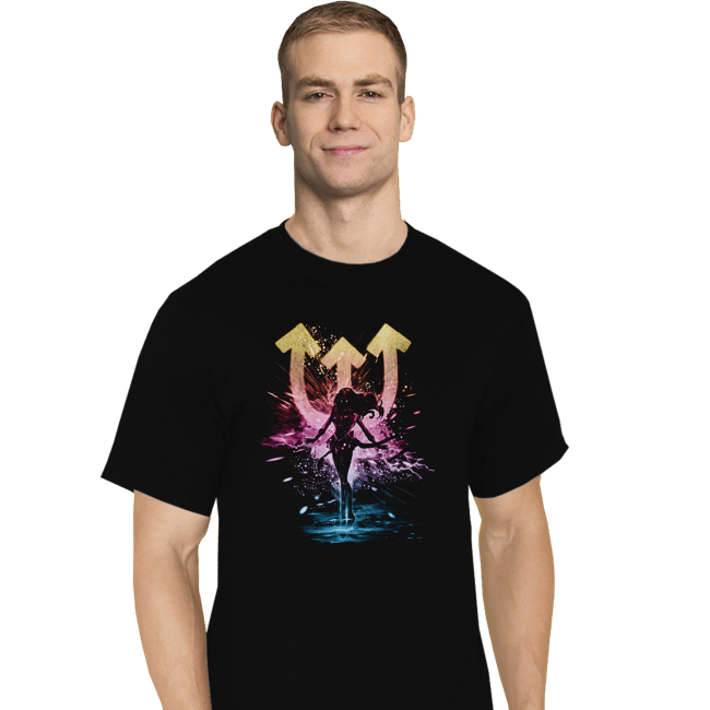 Shirts T-Shirts, Tall / Large / Black Neptune Storm
