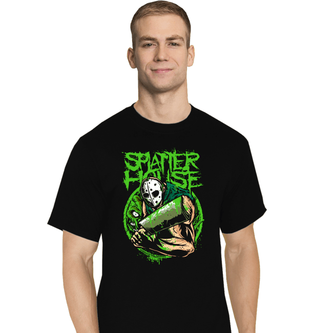 Daily_Deal_Shirts T-Shirts, Tall / Large / Black House Of Splatter
