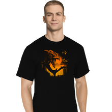 Load image into Gallery viewer, Daily_Deal_Shirts T-Shirts, Tall / Large / Black Rodan Kaiju
