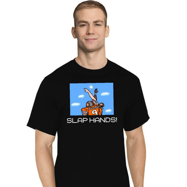 Daily_Deal_Shirts T-Shirts, Tall / Large / Black Slap Hands!