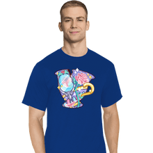 Load image into Gallery viewer, Shirts T-Shirts, Tall / Large / Royal Blue Magical Silhouettes - Chip
