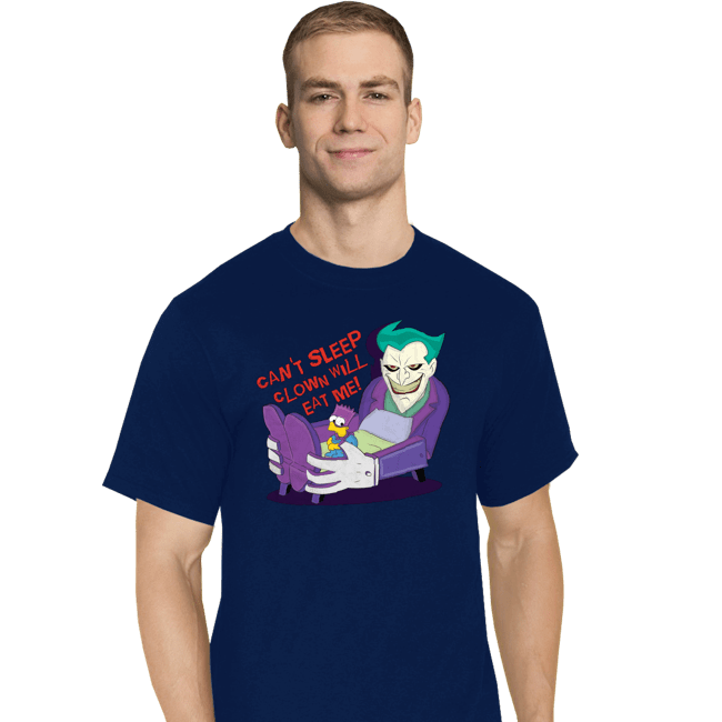 Secret_Shirts T-Shirts, Tall / Large / Navy Can't Sleep Clowns Will Eat Me