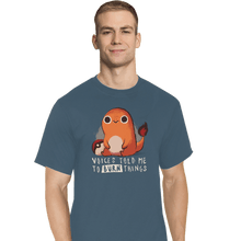 Load image into Gallery viewer, Shirts T-Shirts, Tall / Large / Indigo Blue Firestarter
