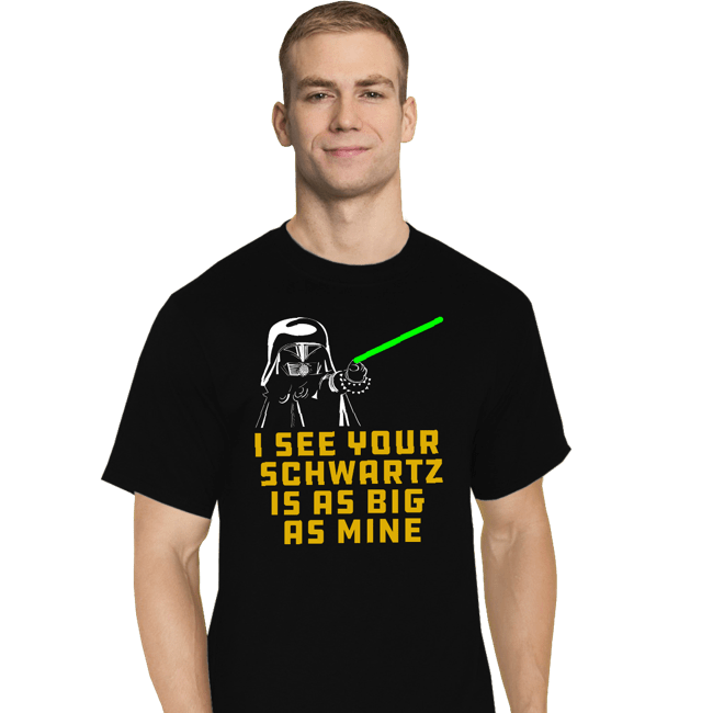 Daily_Deal_Shirts T-Shirts, Tall / Large / Black I See Your Schwartz
