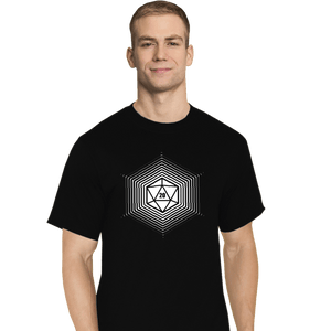Shirts T-Shirts, Tall / Large / Black Shining Dice
