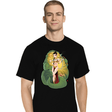 Load image into Gallery viewer, Secret_Shirts T-Shirts, Tall / Large / Black Leia &amp; Jabba
