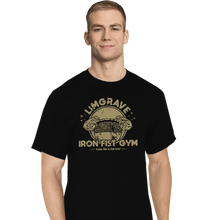 Load image into Gallery viewer, Daily_Deal_Shirts T-Shirts, Tall / Large / Black Limgrave Iron Fist Gym
