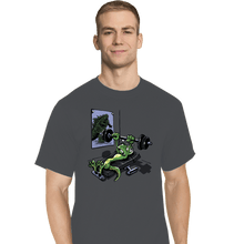 Load image into Gallery viewer, Secret_Shirts T-Shirts, Tall / Large / Charcoal Training For Kaiju
