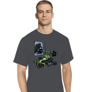 Secret_Shirts T-Shirts, Tall / Large / Charcoal Training For Kaiju
