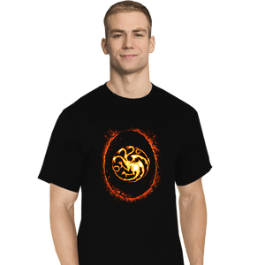 Daily_Deal_Shirts T-Shirts, Tall / Large / Black Egg Of The Dragon