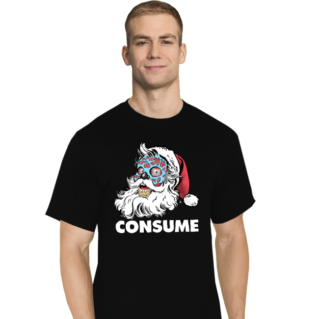 Secret_Shirts T-Shirts, Tall / Large / Black Be Merry And Consume