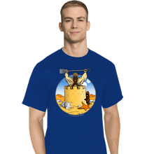 Load image into Gallery viewer, Shirts T-Shirts, Tall / Large / Royal Blue Sand Castle People
