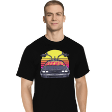 Load image into Gallery viewer, Shirts T-Shirts, Tall / Large / Black Outatime In The 80s
