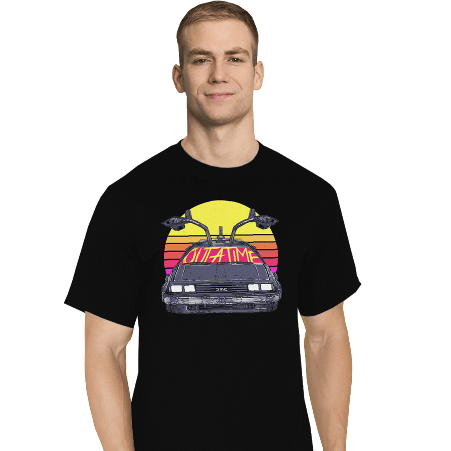Shirts T-Shirts, Tall / Large / Black Outatime In The 80s