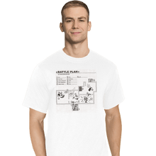 Load image into Gallery viewer, Shirts T-Shirts, Tall / Large / White Battle Plan
