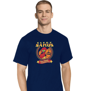 Shirts T-Shirts, Tall / Large / Navy Elect Samus - The Prime Candidate
