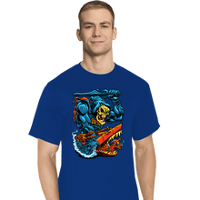 Load image into Gallery viewer, Daily_Deal_Shirts T-Shirts, Tall / Large / Royal Blue Landshark
